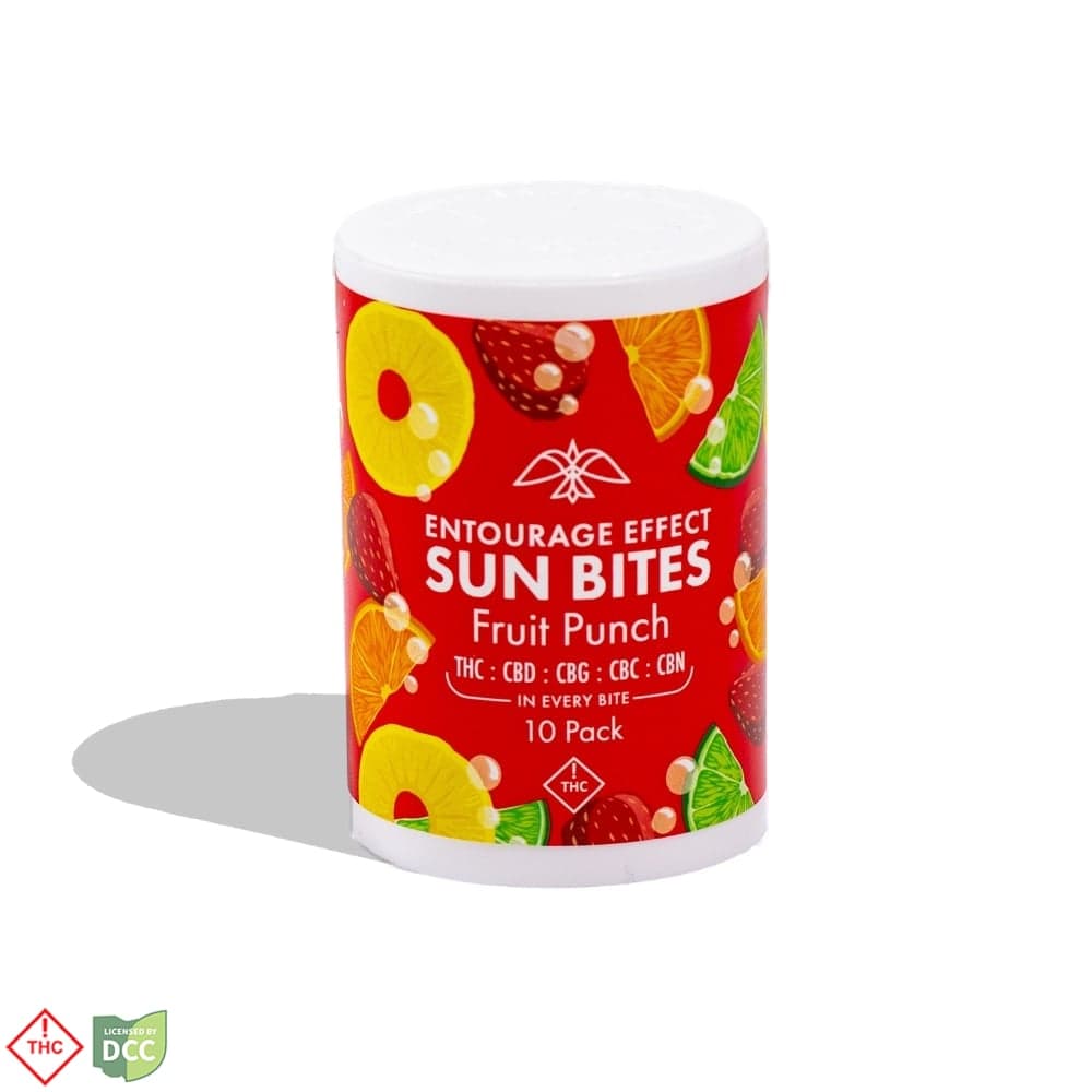 Fruit Punch [10pk] (110mg CBD/110mg THC/20mg CBG/20mg CBC/20mg CBN)