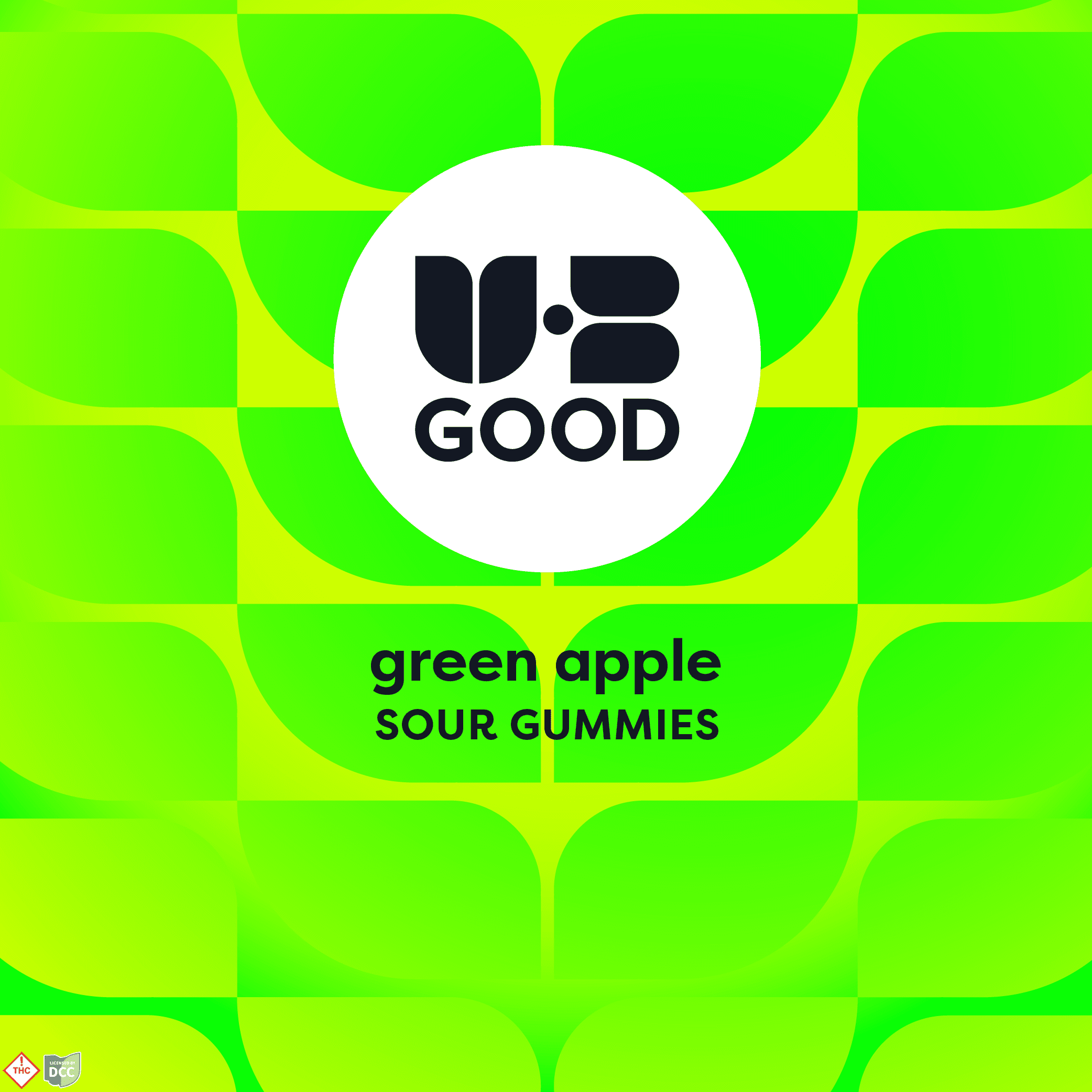 Green Apple [10pk] (100mg THC/100mg CBD/50mg CBG)