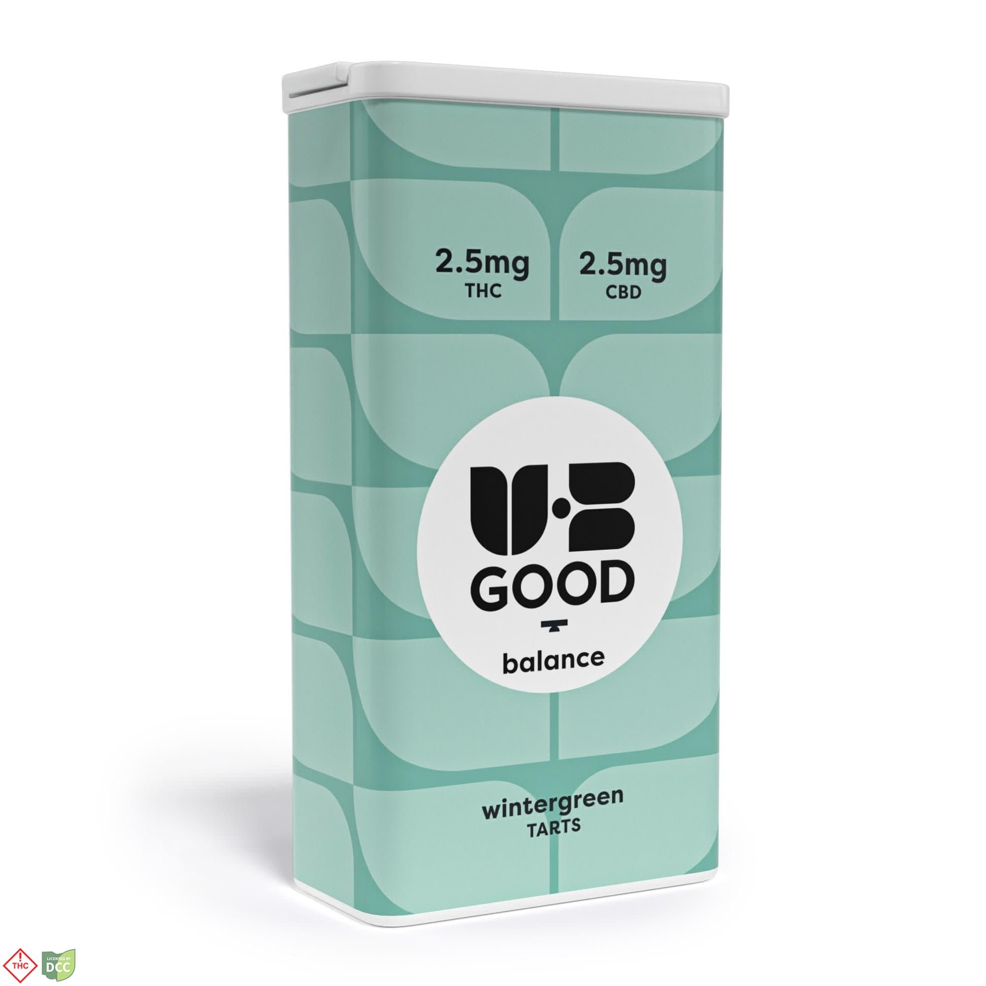 Wintergreen 1:1  Tarts [40pk] (100mg CBD/100mg THC)