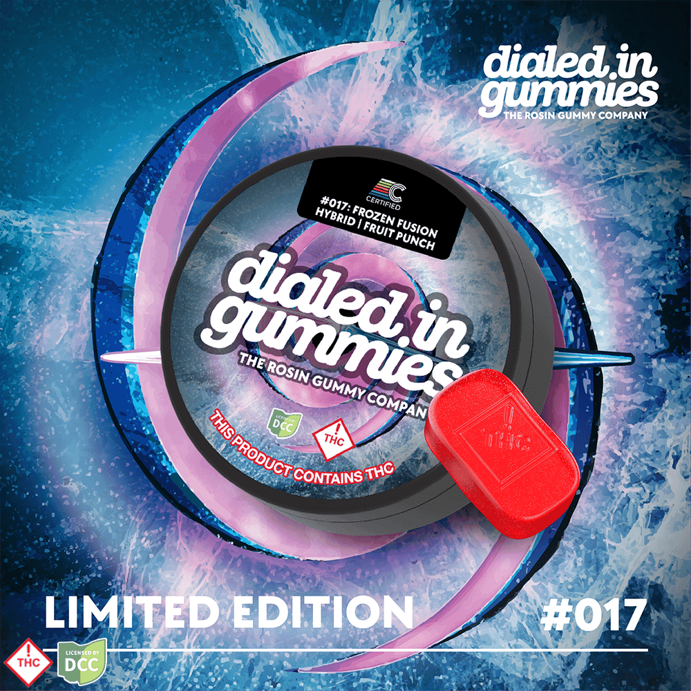 100mg - Frozen Fusion #017 - Rosin Gummies (10pk)