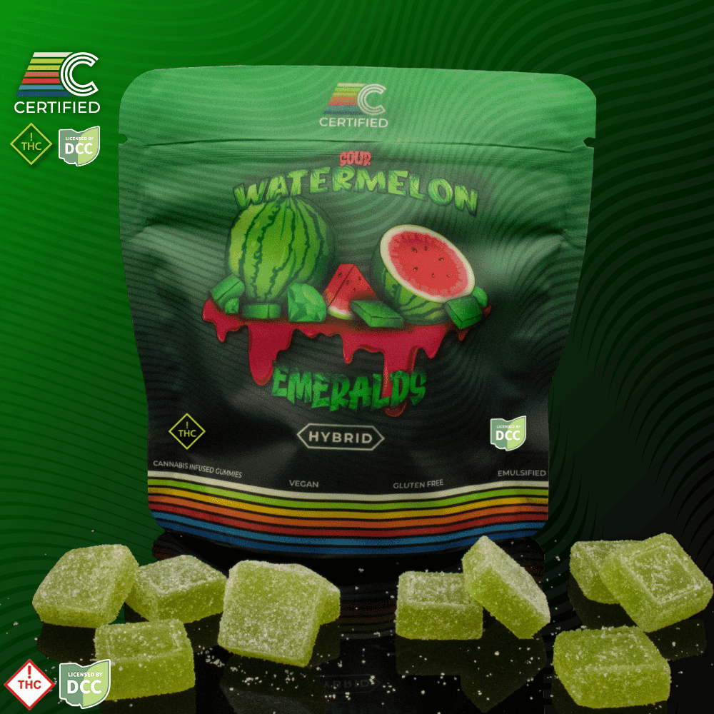Sour Watermelon Emerald Gems [10pk] (110mg)