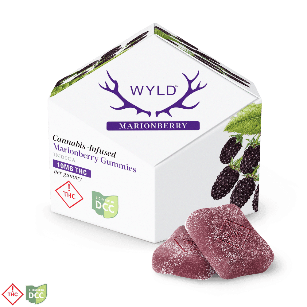 Marionberry Indica Enhanced Gummies | 100mg THC