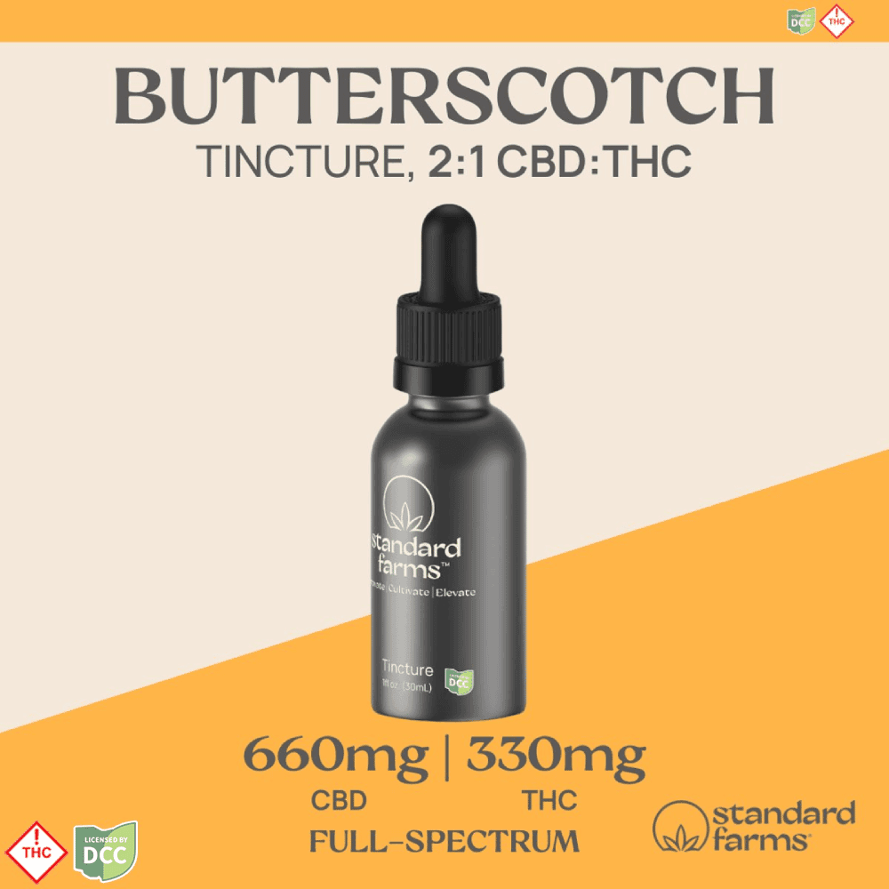 2:1 Butterscotch Tincture [15ml] (330mg)