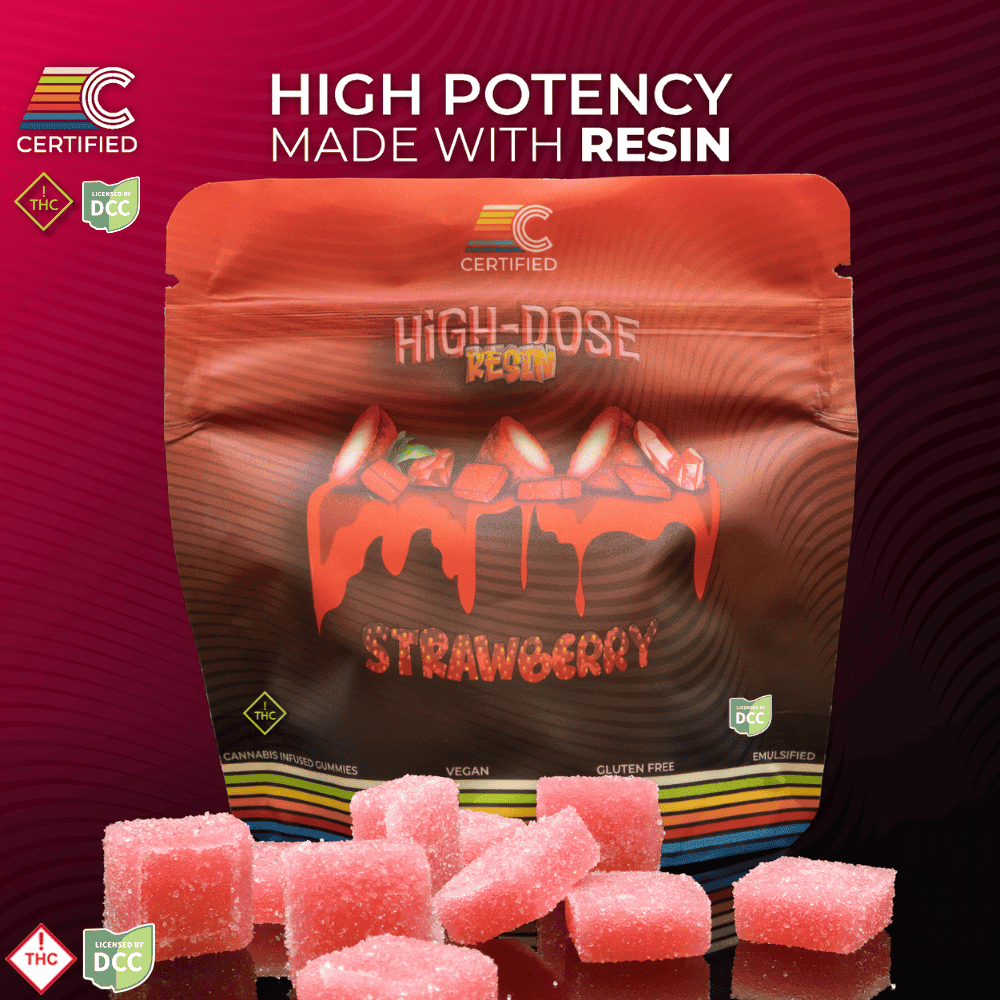 High-Dose Strawberry Gems [10pk] (440mg)