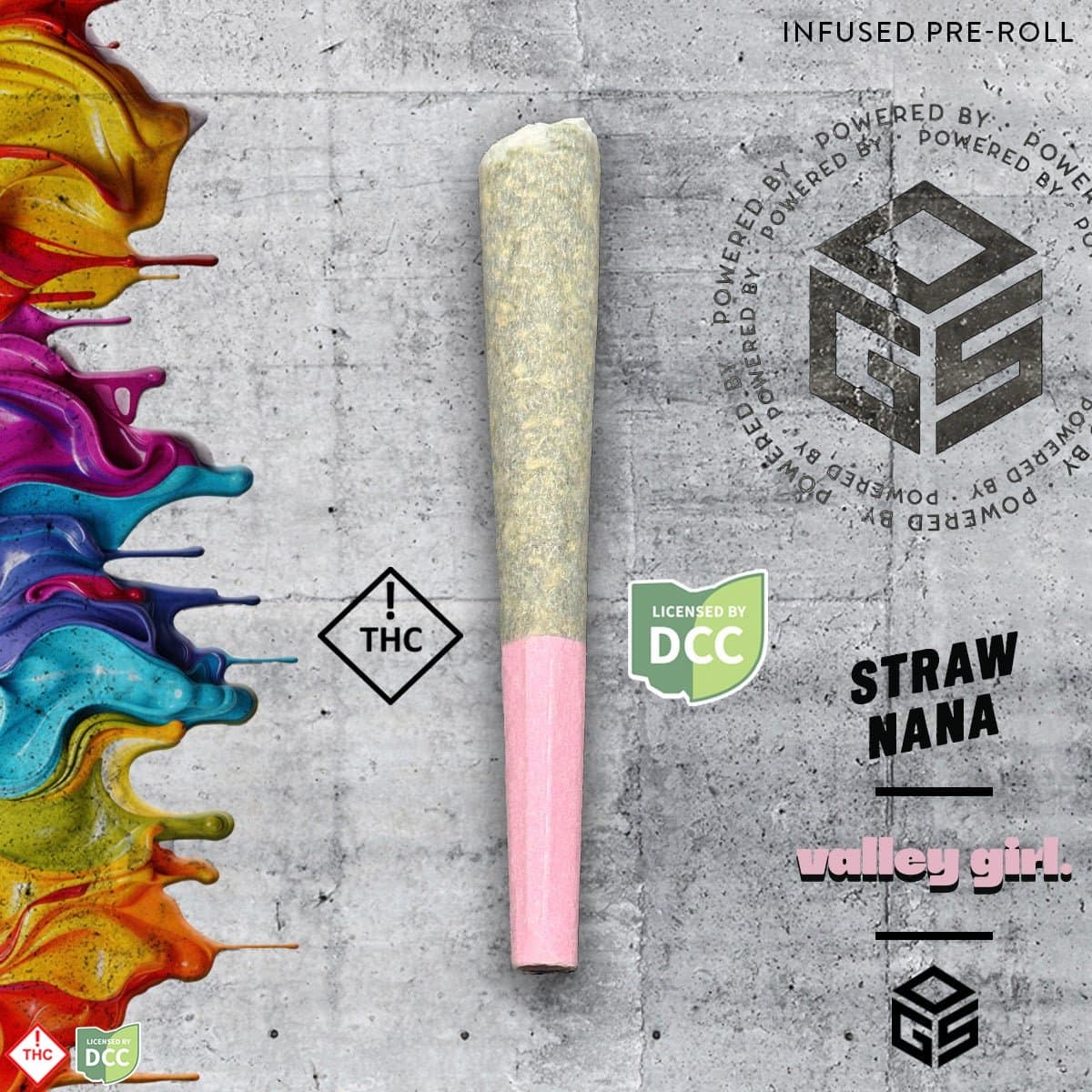 1g | Strawnana | Rosin Infused Pre-Roll