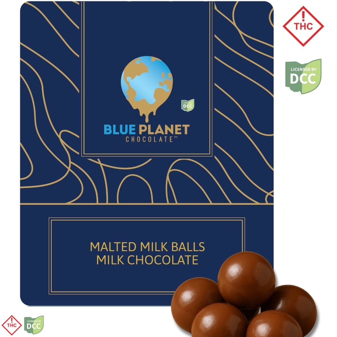Malted Milk Chocolate Balls | 10Pk | [100mg]