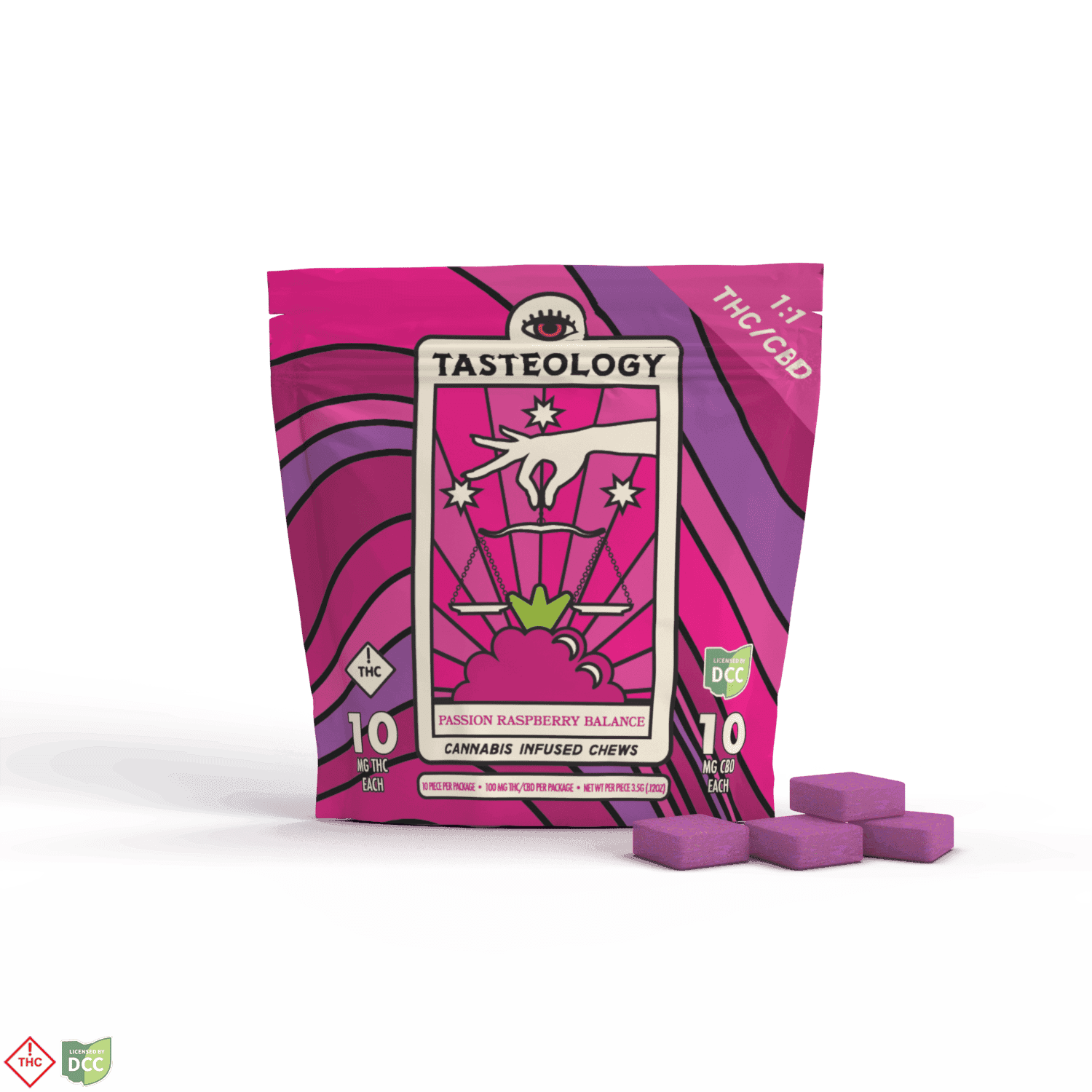 Passion Raspberry 1:1 [10pk] (100mg)
