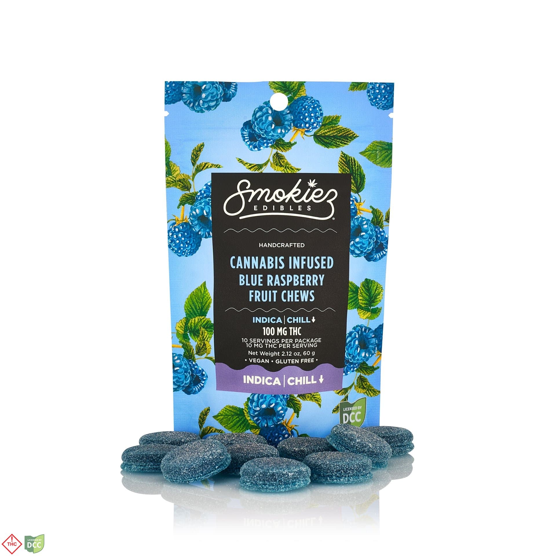 Blue Raspberry - Indica [10pk] (110mg)