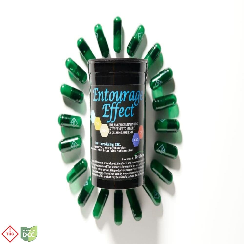 Entourage Effect Capsule [22pk] (330mg CBG/330mg CBC/220mg THC/160mg CBN/110mg CBD/13mg THCV))