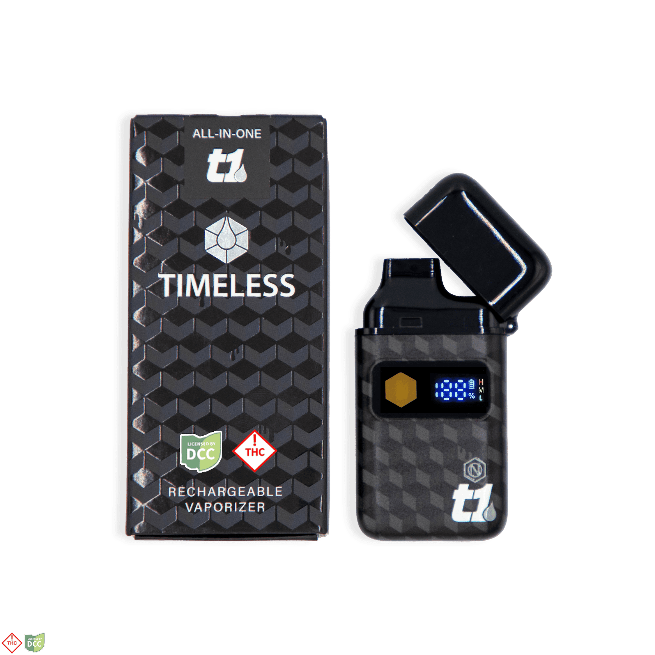 Timeless NOIR - 2 Day Hash Plant - 1g LRT Vape Pen