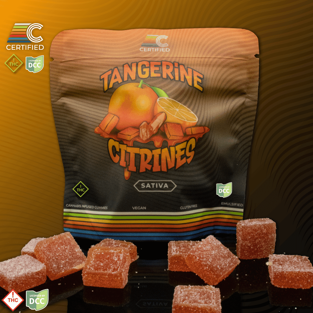 Tangerine Citrines - Sativa [10pk] (100mg)