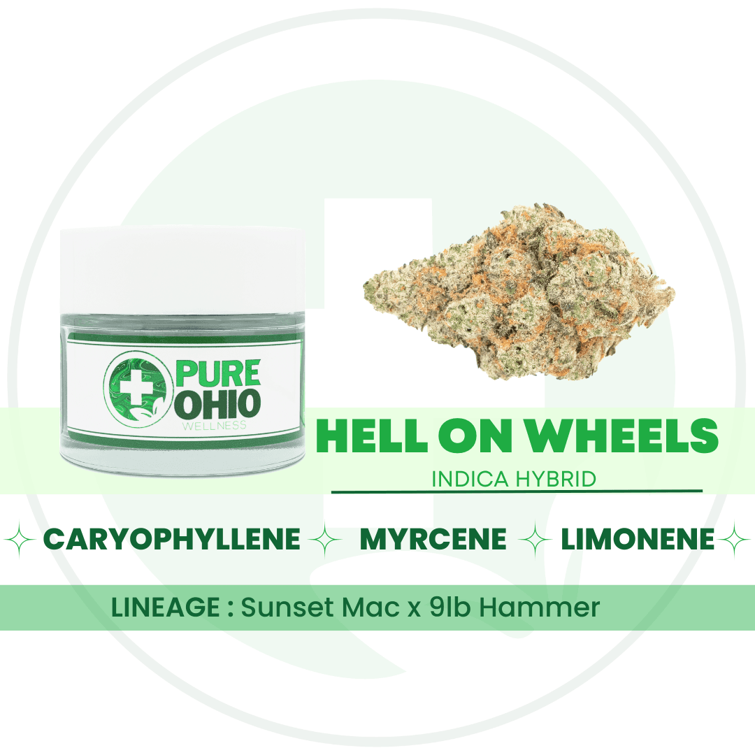 PURE OHIO WELLNESS - HELL ON WHEELS - [2.83G] - HYBRID