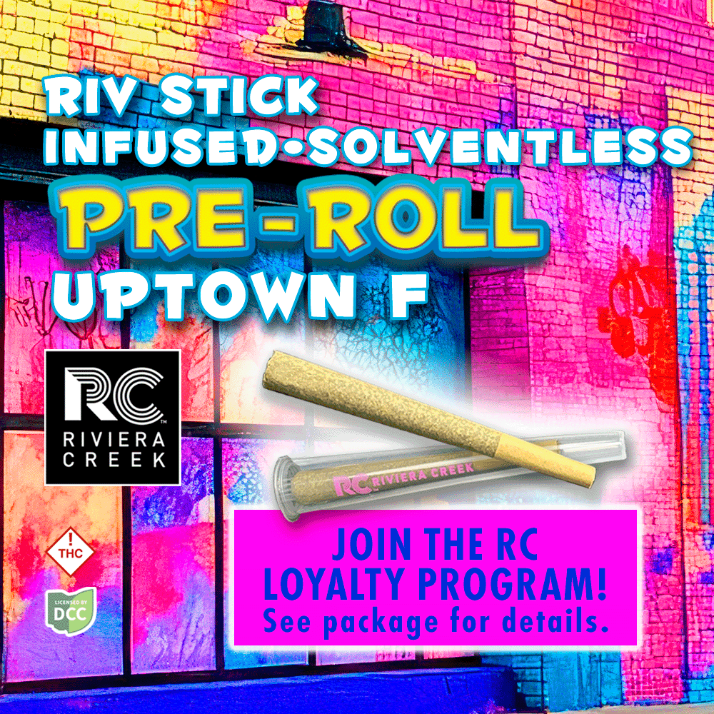 RIVIERA CREEK - UPTOWN F - INFUSED PREROLL - [1G] - INDICA