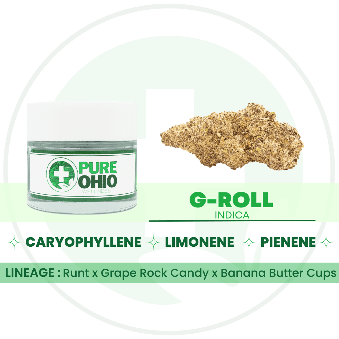PURE OHIO WELLNESS - G ROLL - [2.83G] - INDICA