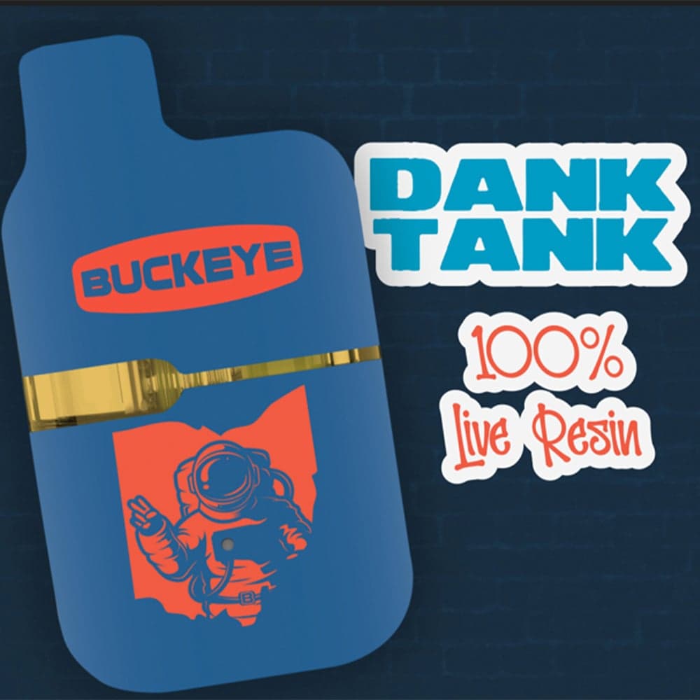 BUCKEYE RELIEF - KING'S MUSTACHE - LIVE RESIN DANK TANK DISPOSABLE - [1G] - INDICA