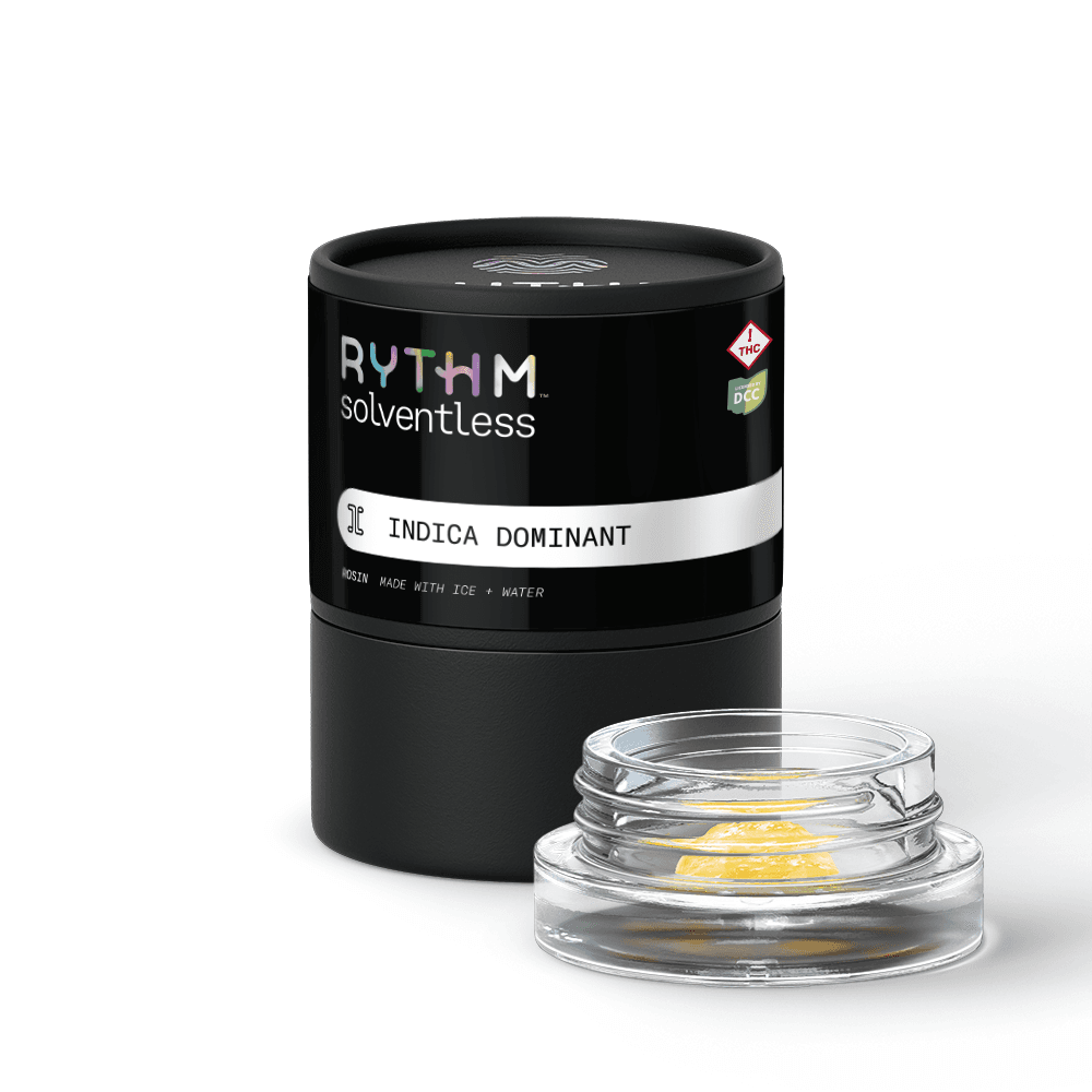 RYTHM  BLACK MAPLE  SOLVENTLESS LIVE ROSIN  INDICA