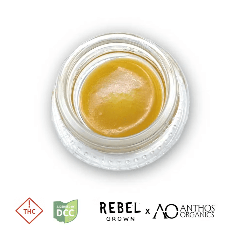 REBEL X ANTHOS  HILL RICH  LIVE RESIN BADDER  SATIVA
