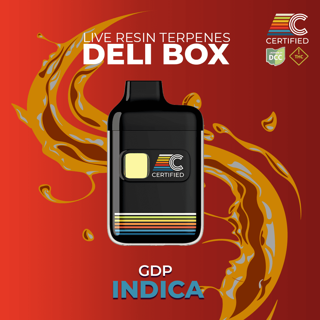 CERTIFIED CULTIVATORS - GDP - LRT DELIBOX DISPOSABLE - [1G] - INDICA