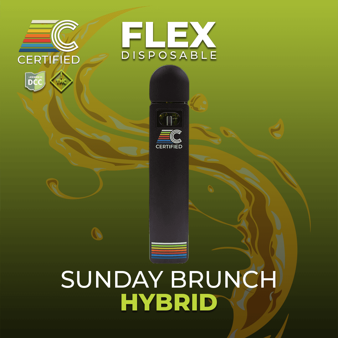 CERTIFIED CULTIVATORS - SUNDAY BRUNCH - FLEX DISPOSABLE - [1G] - HYBRID