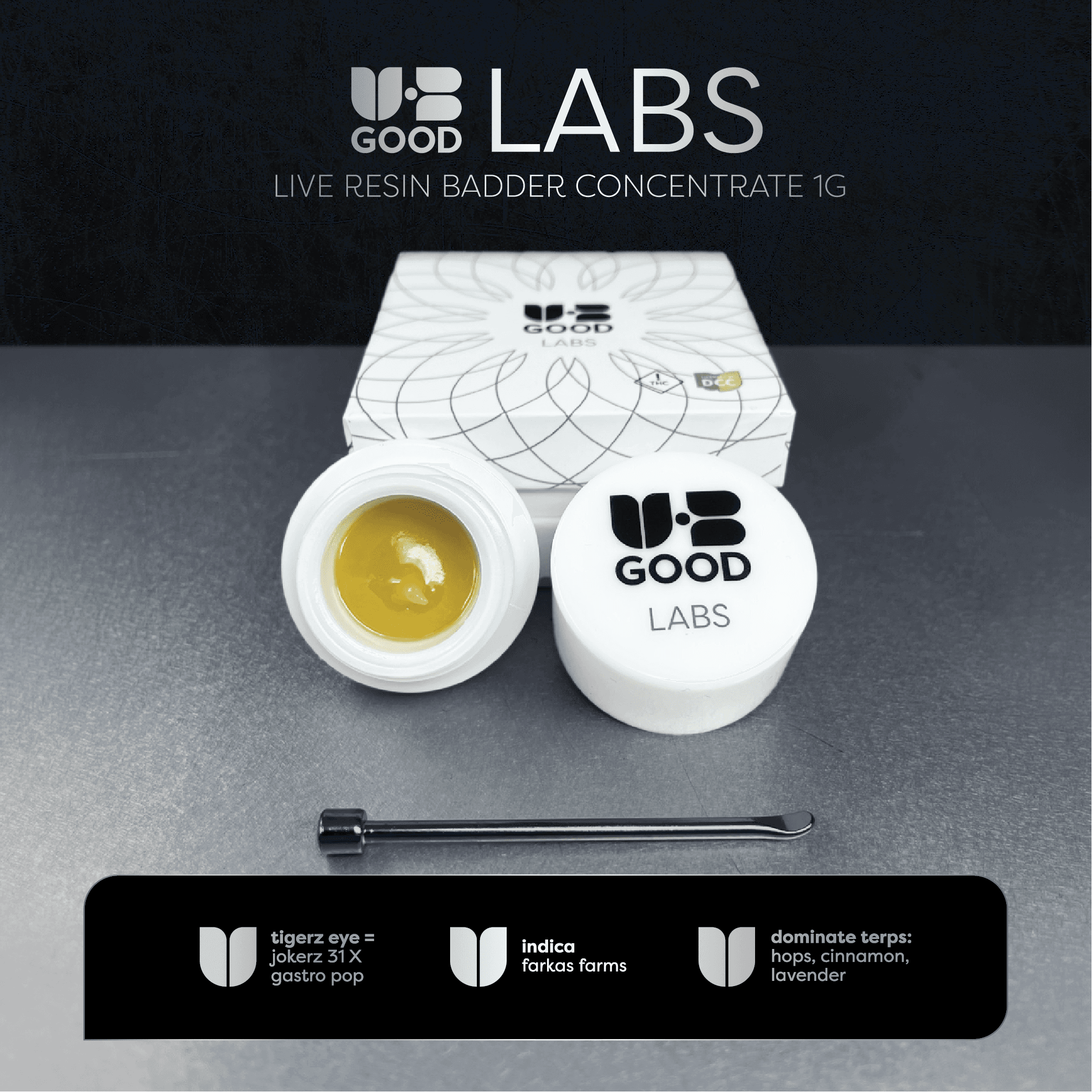 TIGERZ EYE - LIVE RESIN BADDER - [1G] - INDICA
