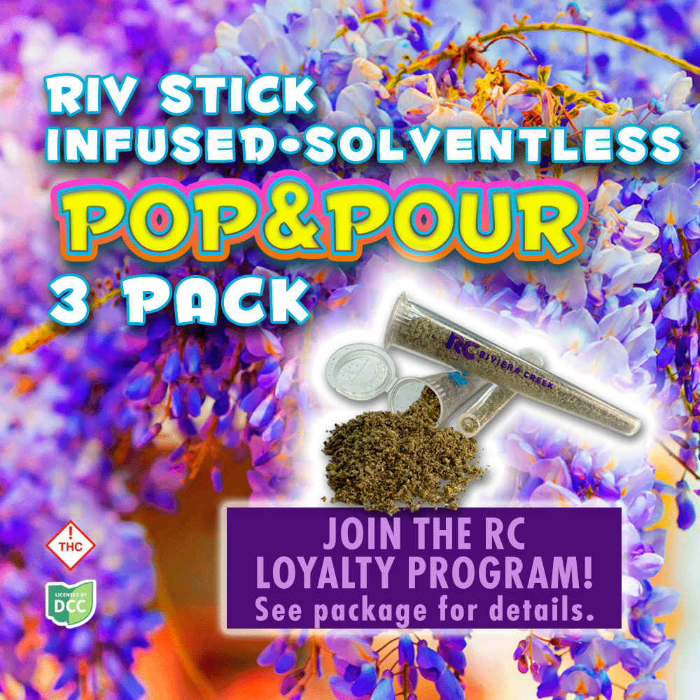 RIVIERA CREEK - INFUSED FLOWER BLEND - [3G] - 3PK - HYBRID