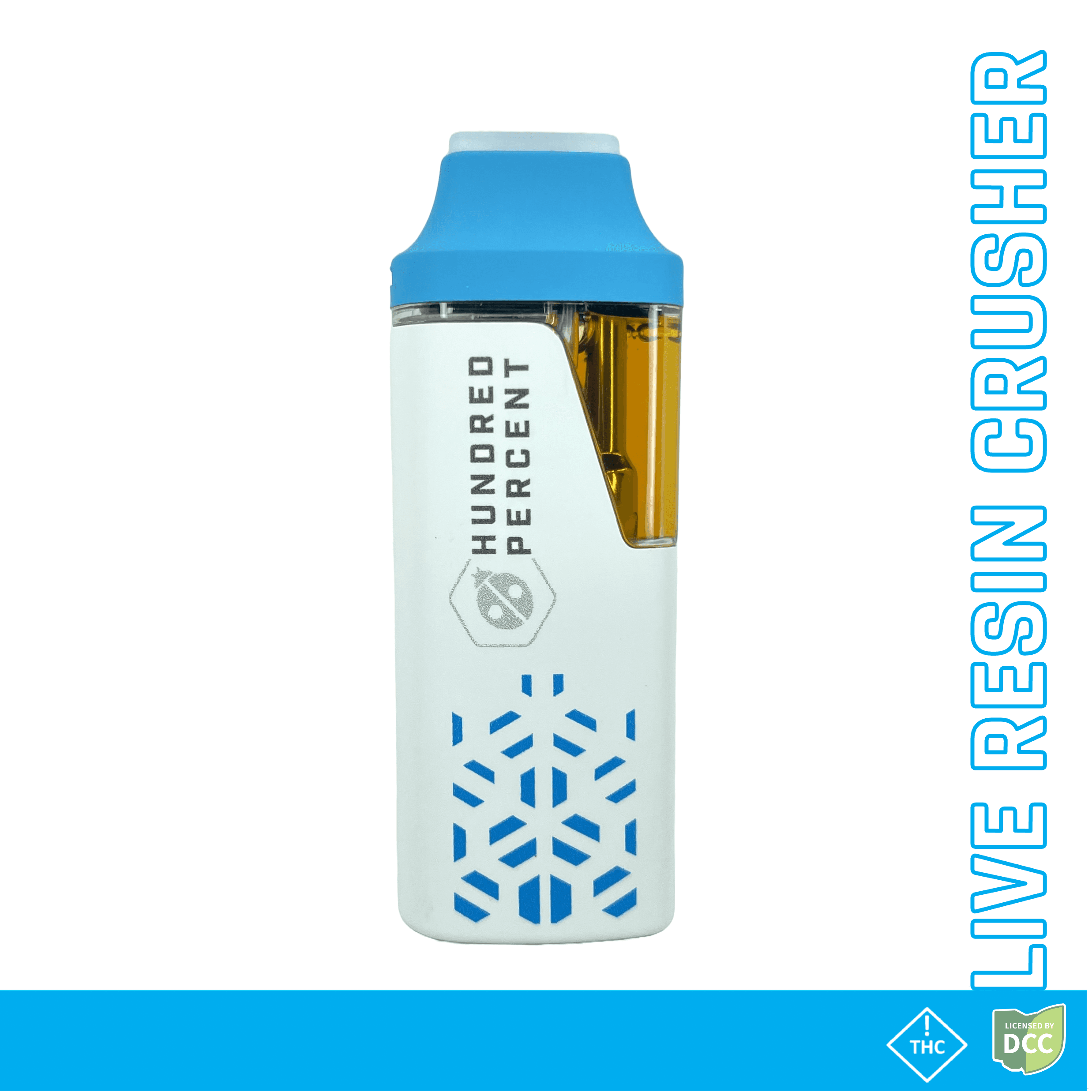HUNDRED PERCENT LABS - CHEM OG - LIVE RESIN CRUSHER DISPOSABLE - [1G] - INDICA