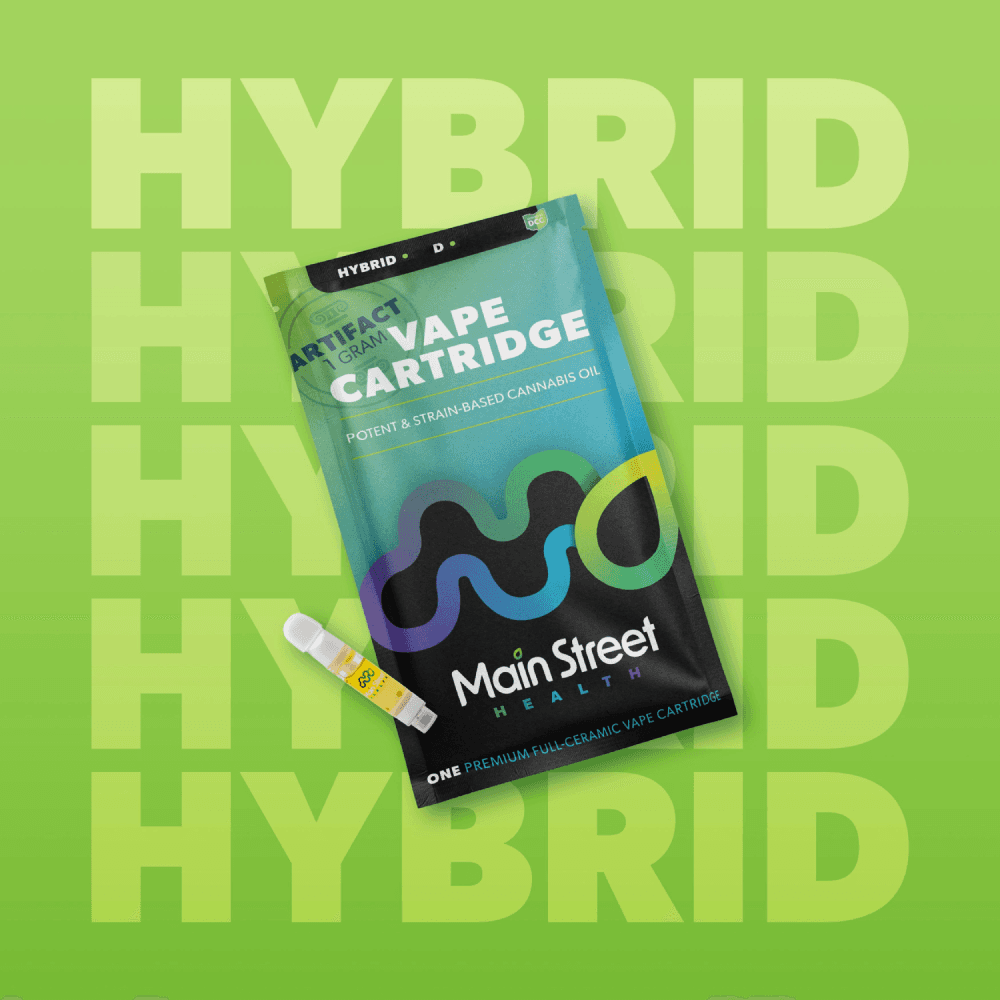 MAIN STREET HEALTH HASHISH INSPIRED  AFGHANI  CERAMIC DISTILLATE CART  INDICA