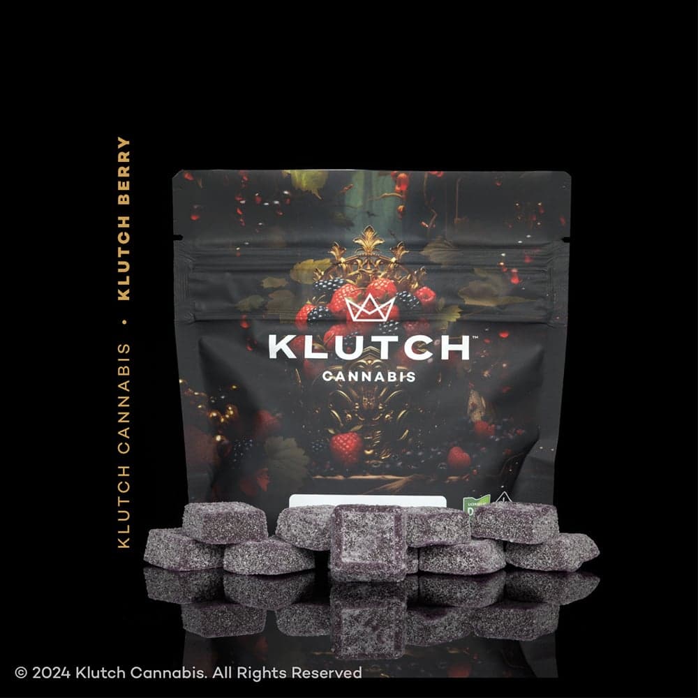 KLUTCH - KLUTCHBERRY - LIVE HASH ROSIN GUMMIES - [100MG] - 10PK - HYBRID