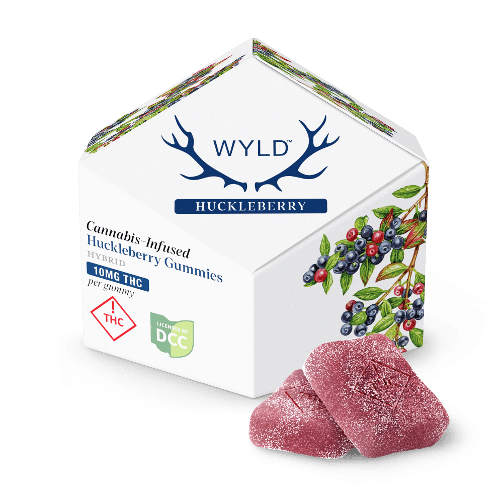 WYLD - HUCKLEBERRY - GUMMIES - [100MG] - 10PK - HYBRID