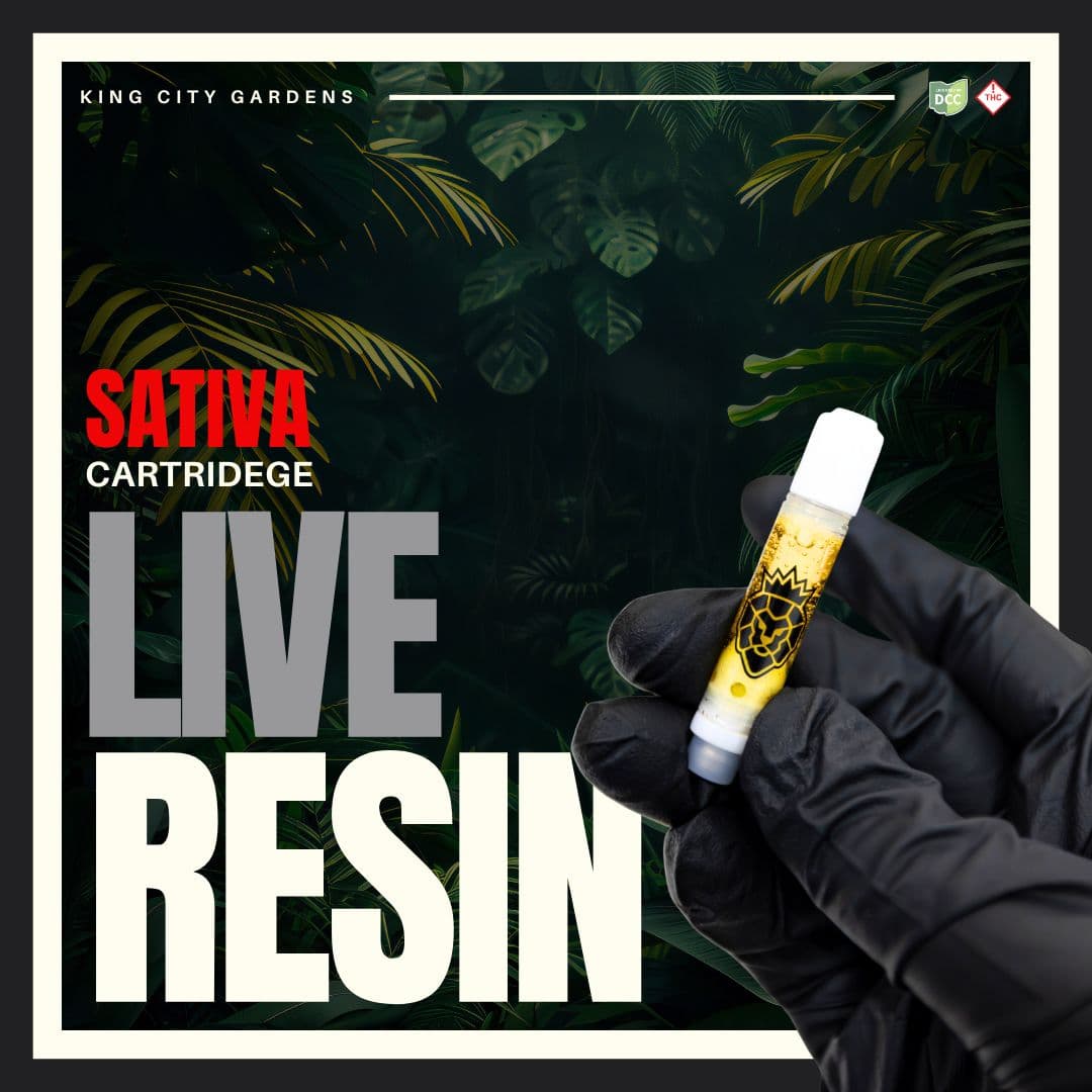 KING CITY GARDENS  CAKE CRASHER  LIVE RESIN CART  HYBRID