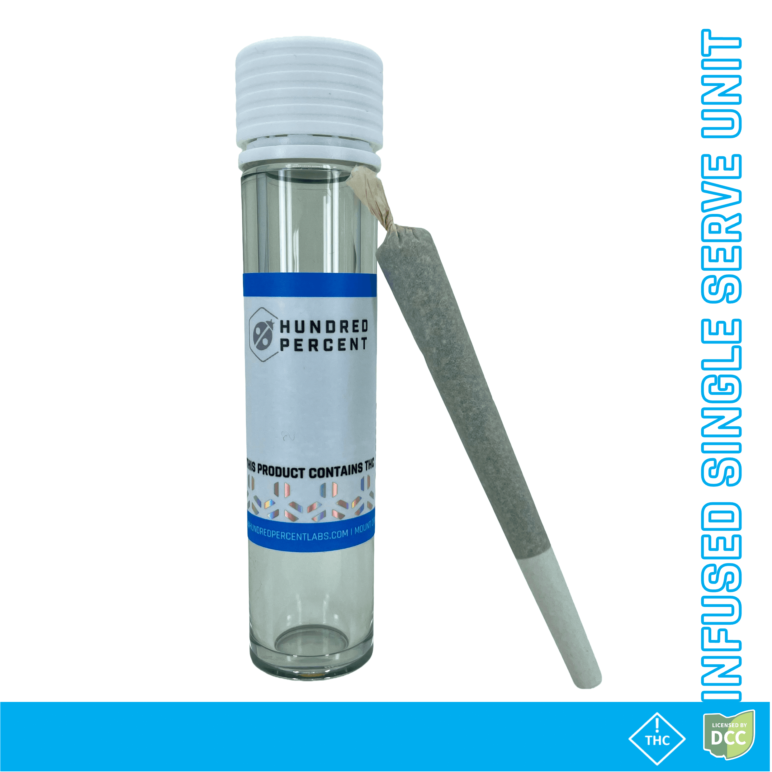 HUNDRED PERCENT LABS - ANDEZE CRUMBLE INFUSED MOB BOSS - INFUSED PREROLL - [1G] - HYBRID