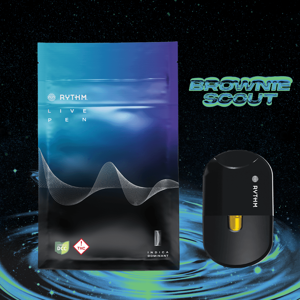 RYTHM - BROWNIE SCOUT - LIVE RESIN DISPOSABLE - [2G] - INDICA