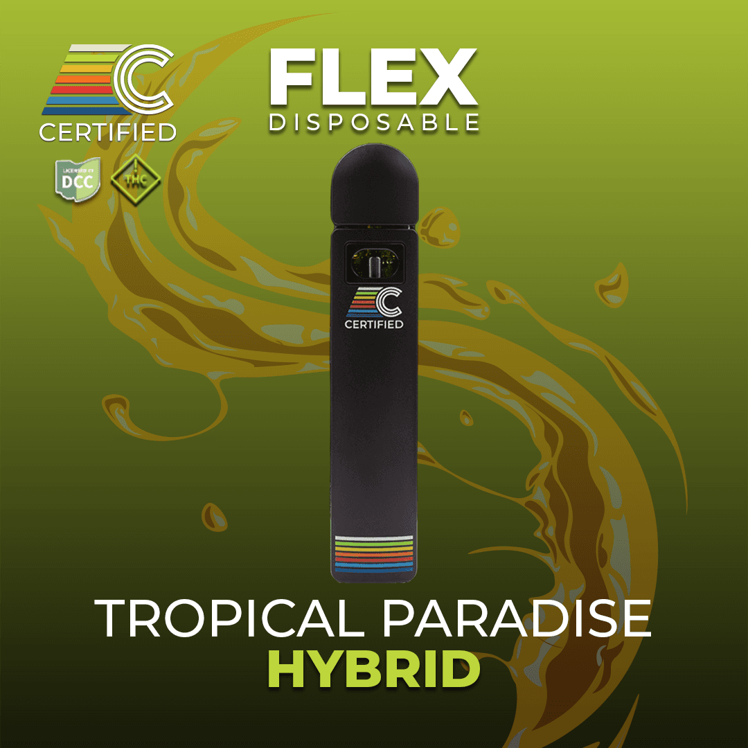 CERTIFIED CULTIVATORS - TROPICAL PARADISE - FLEX DISPOSABLE - [1G] - HYBRID