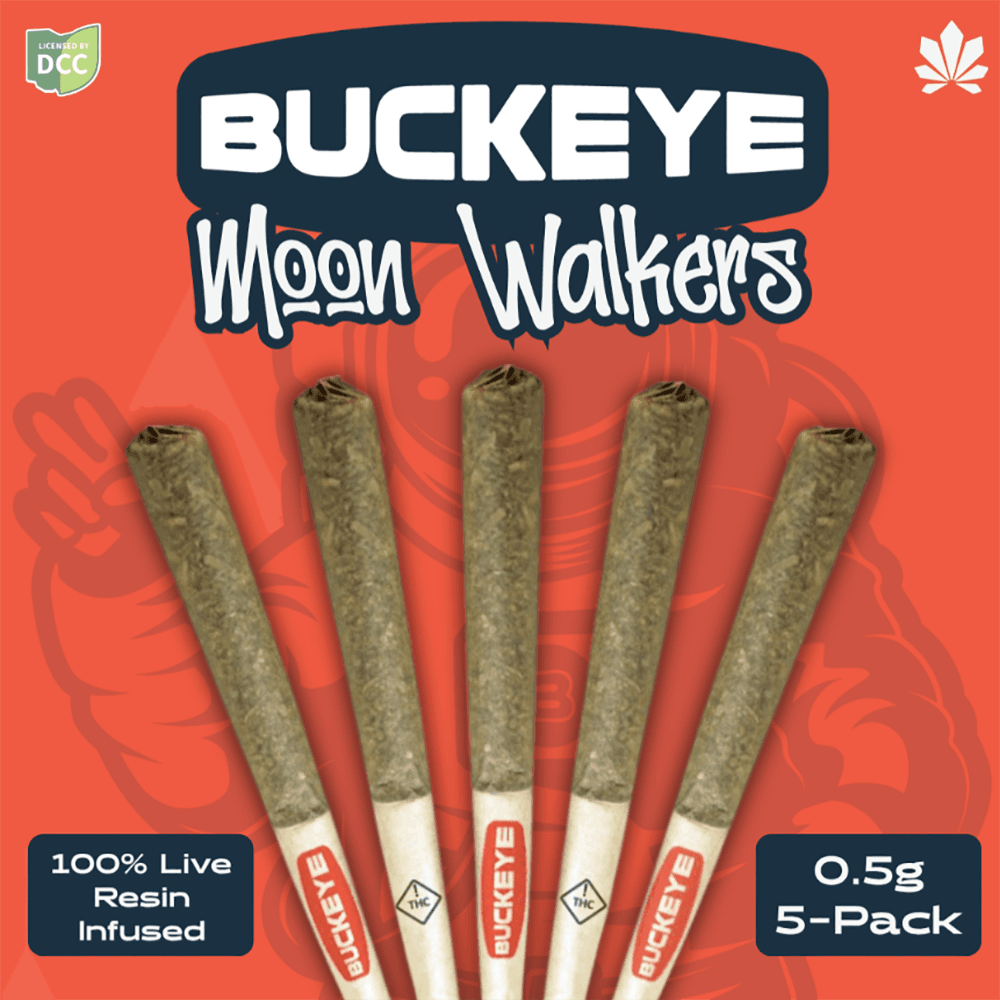 BUCKEYE RELIEF - CLOUD BREAKER - LIVE RESIN INFUSED PREROLL - [2.5G] - 5PK - HYBRID