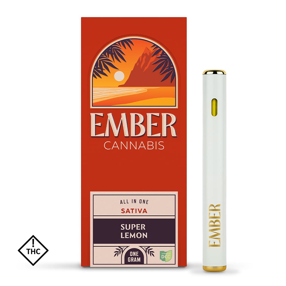 EMBER - SUPER LEMON - DISPOSABLE - [1G] - SATIVA
