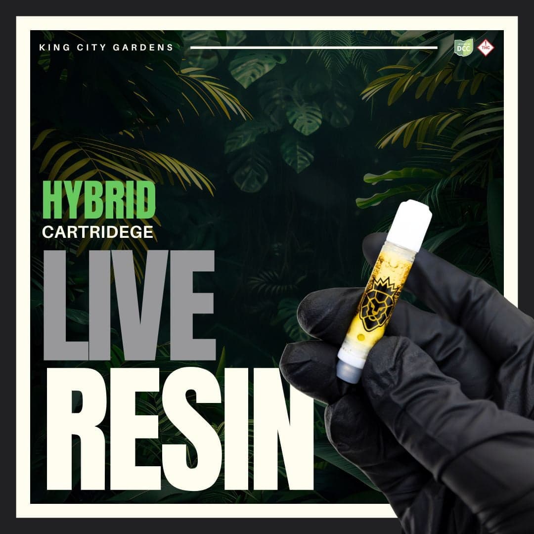 KING CITY GARDENS  CINDY'S PAVE  LIVE RESIN CART  HYBRID