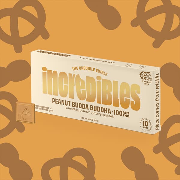 Peanut Budda Buddha Bar | Chocolate | 10 pack | 100mg THC