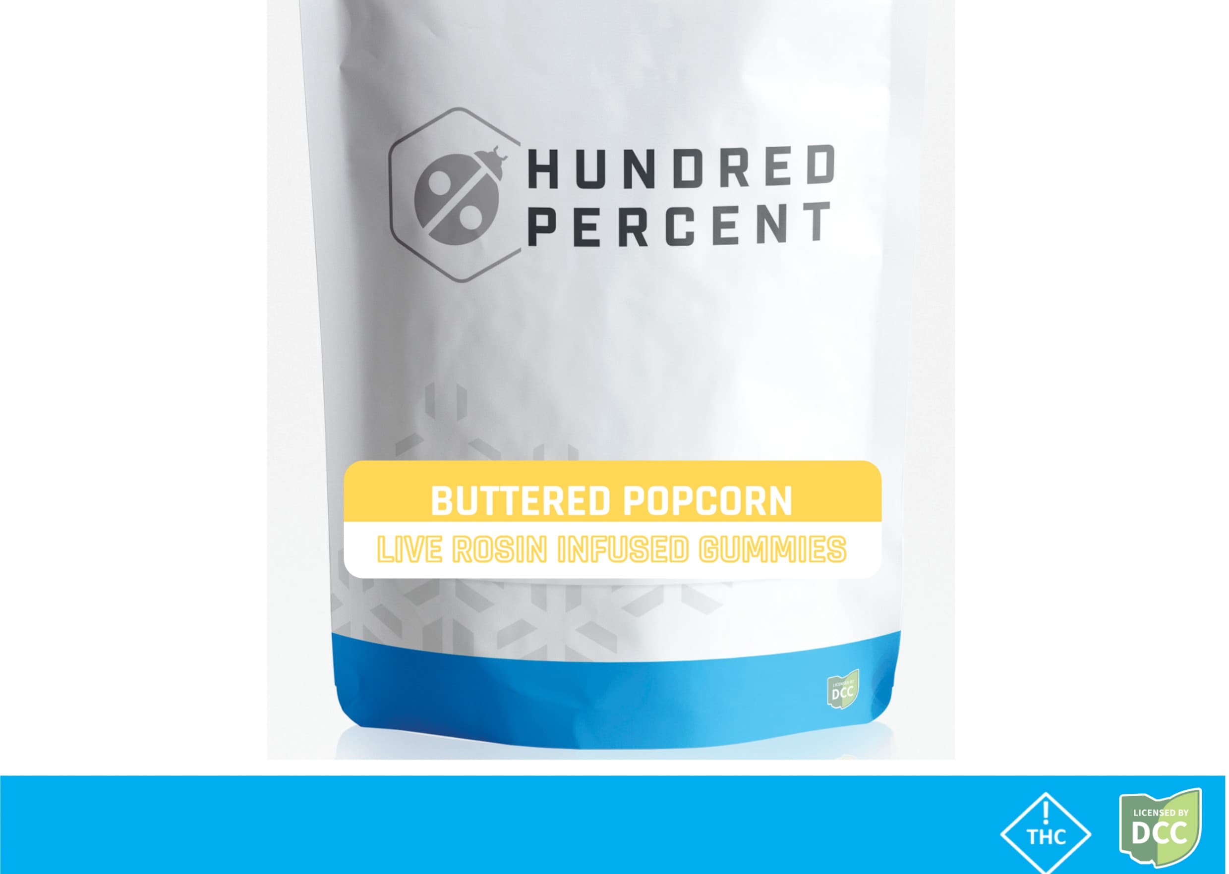 Buttered Popcorn Live Rosin Gummies (1-Day) [11pk]