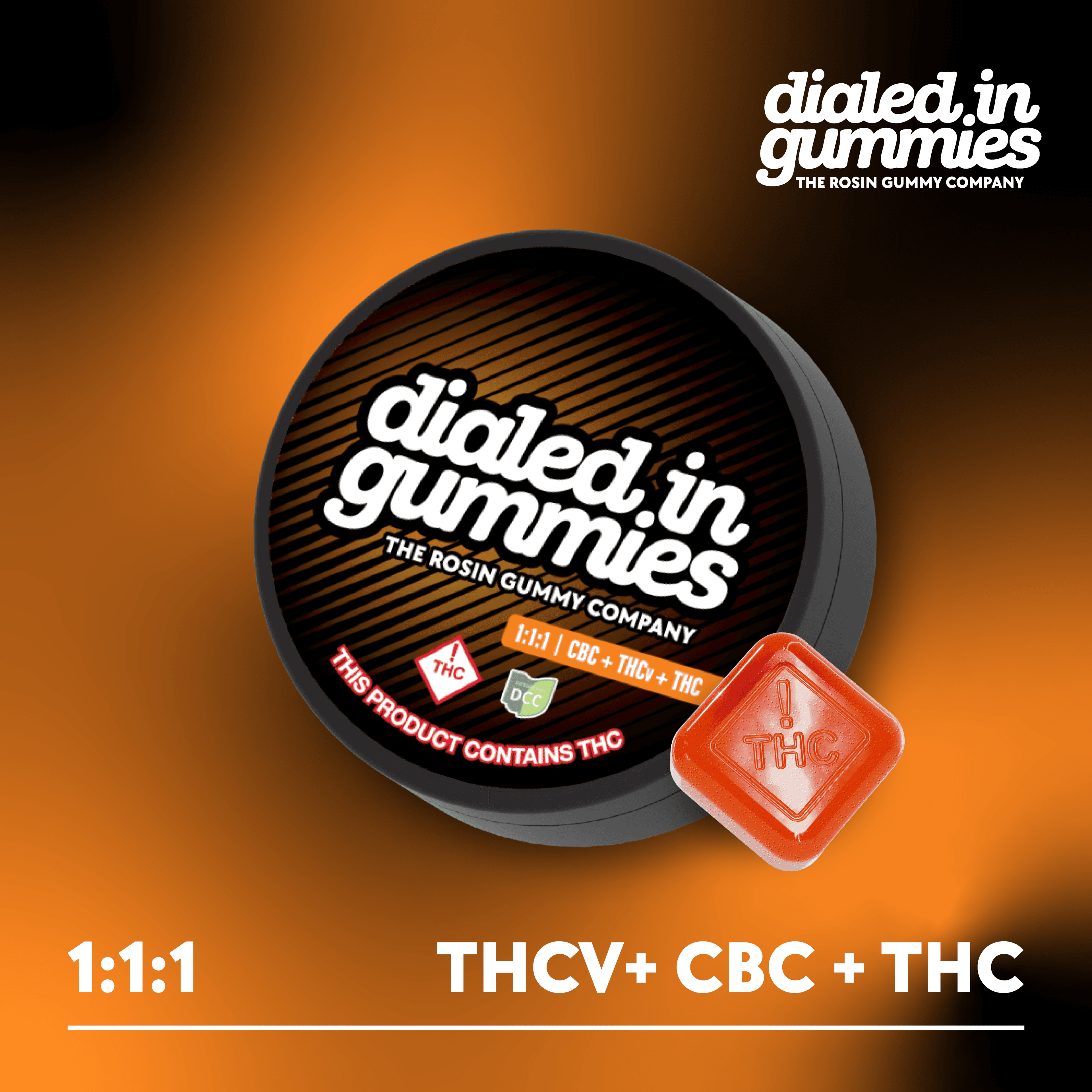 Blood Orange | 1:1:1 THCV/CBC/THC