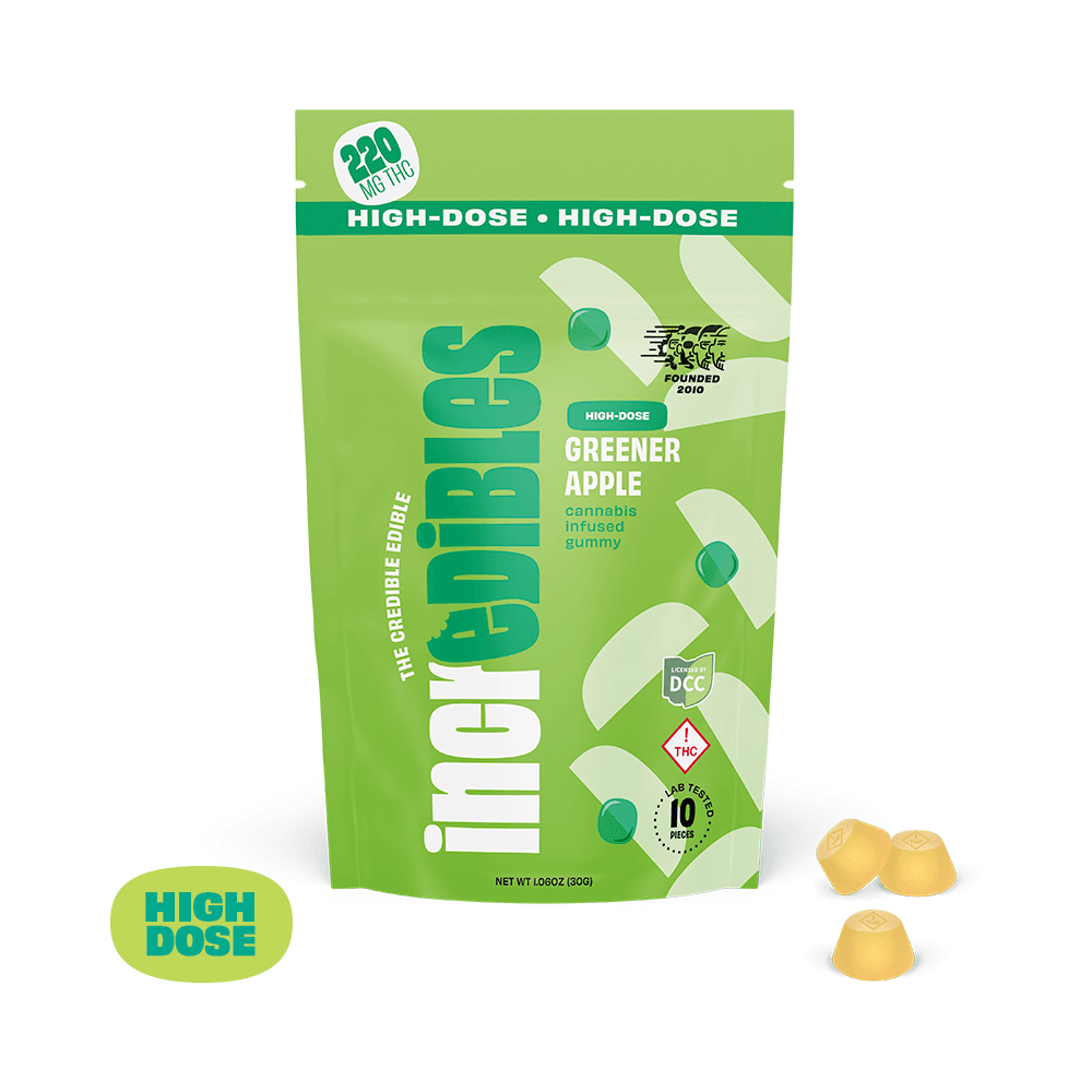 Incredibles | Greener Apple Gummies 10pk | 220mg