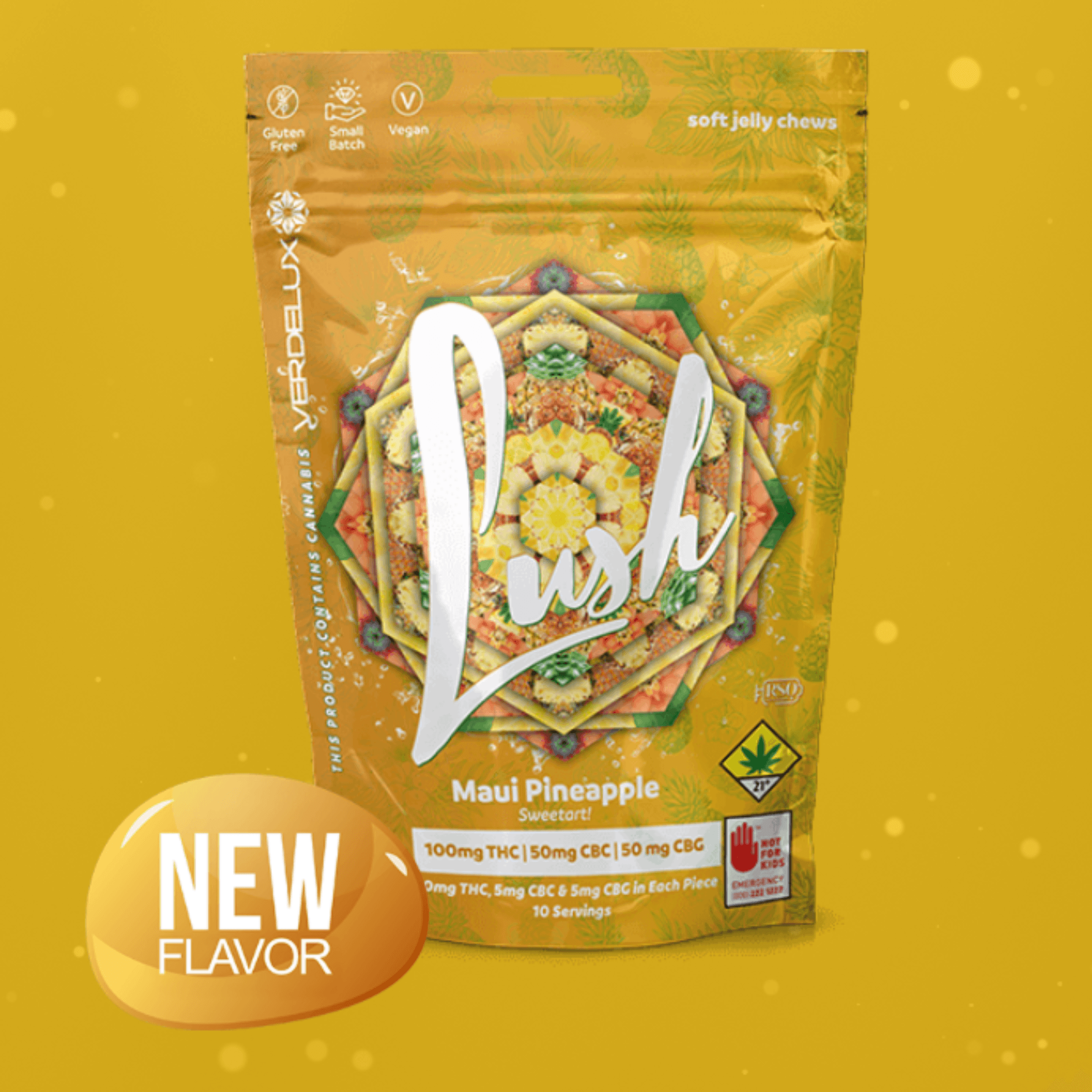 Pineapple Soft Jelly Chews Gummies