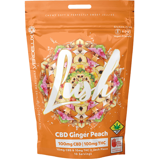 Ginger Peach Jelly Chews
