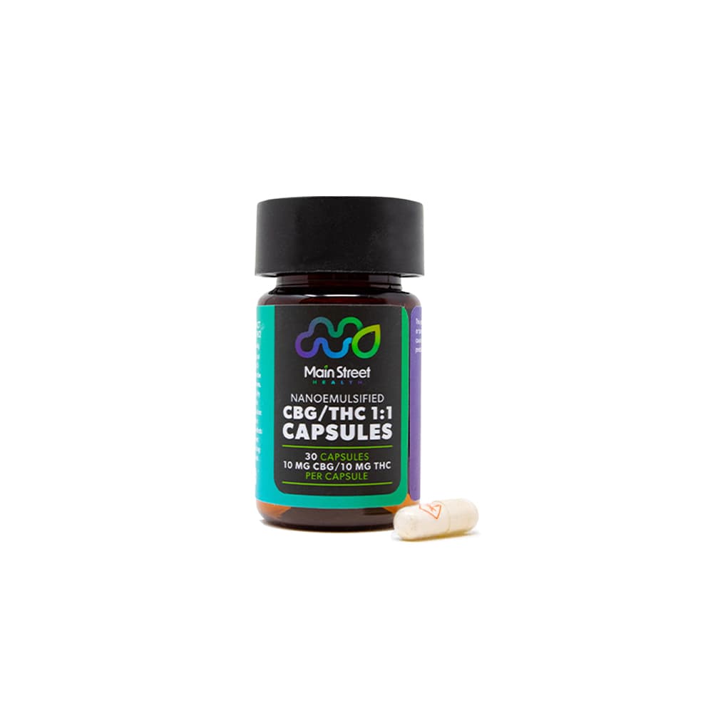 Capsules 1:1 CBG/THC (30pk)