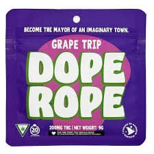 Grape Trip Dope Rope Gummies