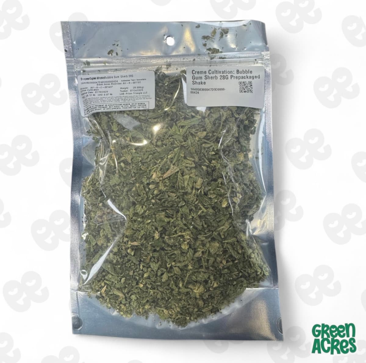 Bubble Gum Sherb Prepackaged Shake