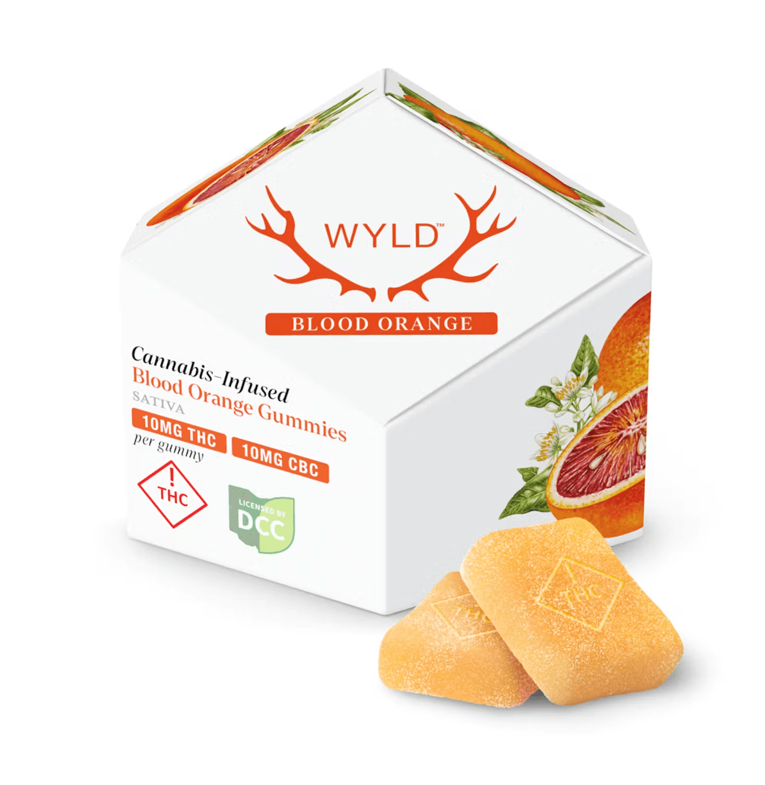 Blood Orange 1:1 CBC Gummies (10pk)