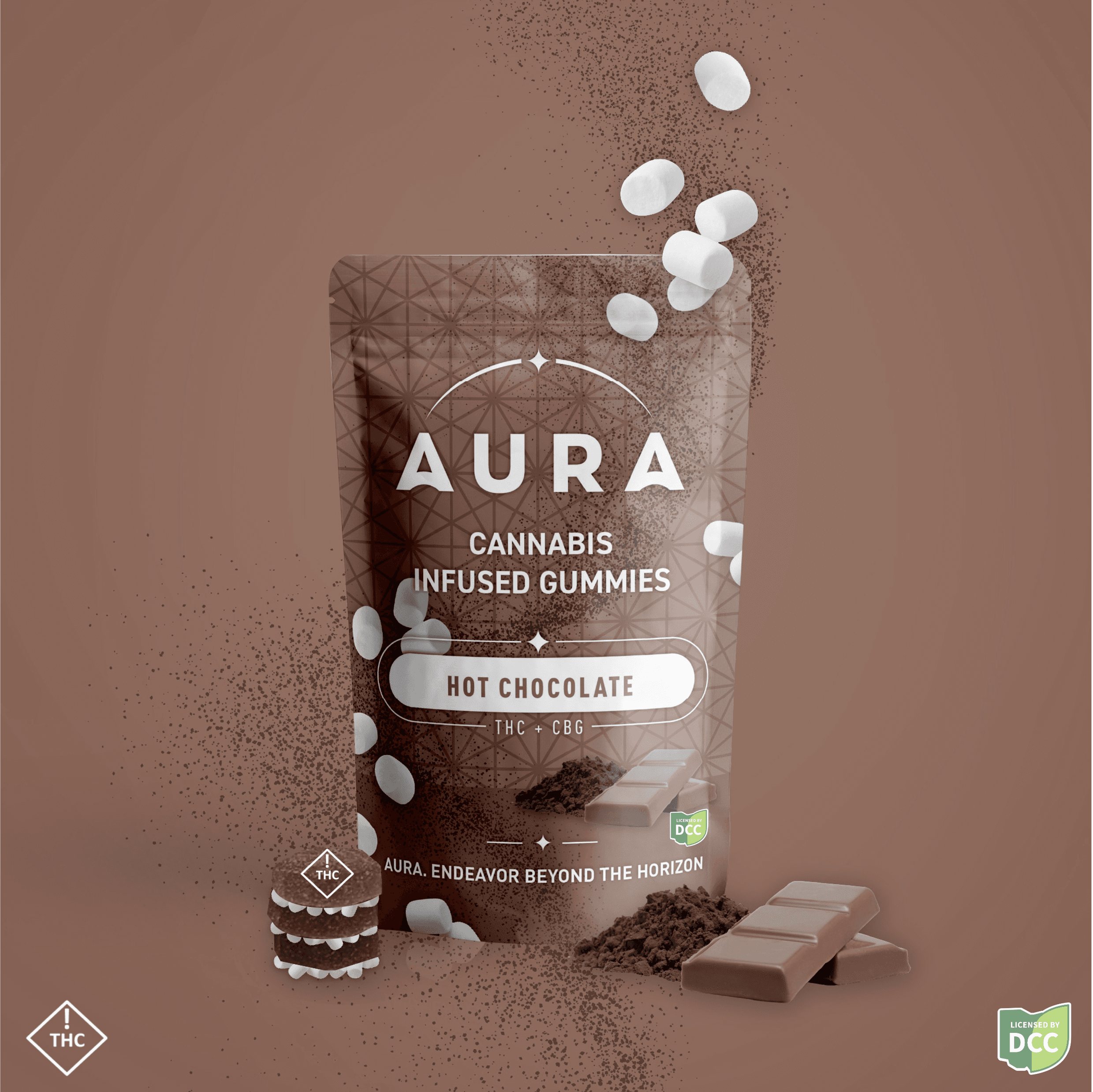 Hot Chocolate + CBG Gummies (11Pk)