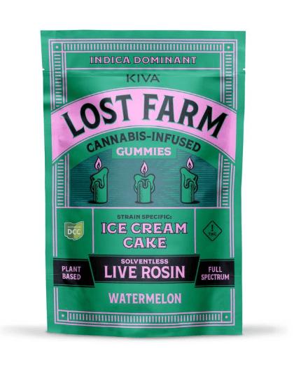 Lost Farms | Watermelon 10pc | 100mg Live Rosin Gummies