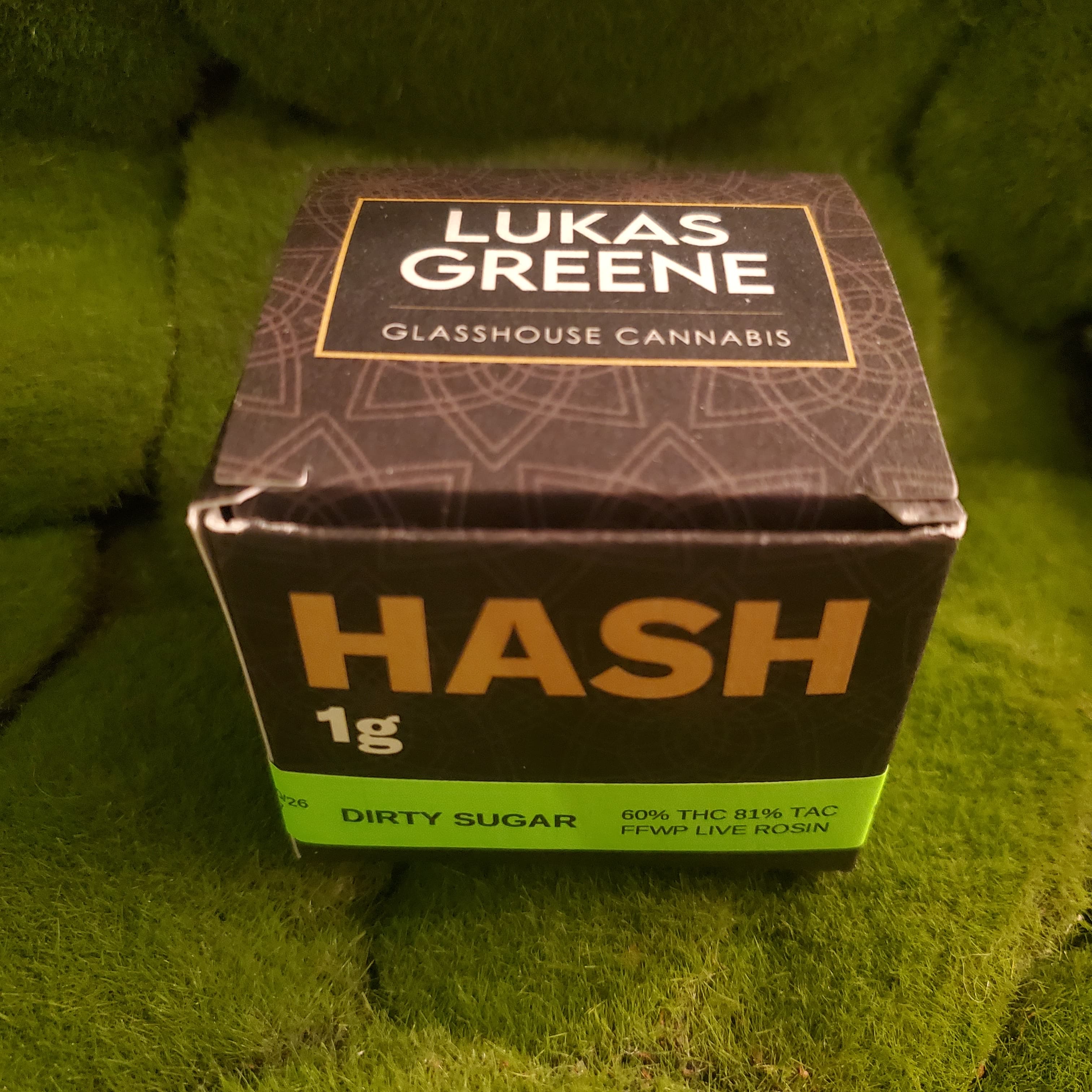 Rosin Dirty Sugar Glasshouse Cannabis