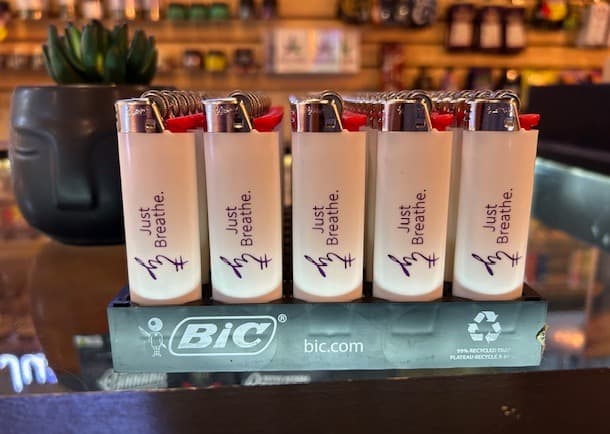 Breathe. Bic Lighters
